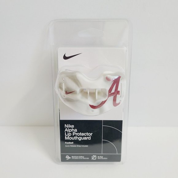 Nike Alpha Lip Protector Mouthguard NCAA Alabama Crimson Tide DX4818-195